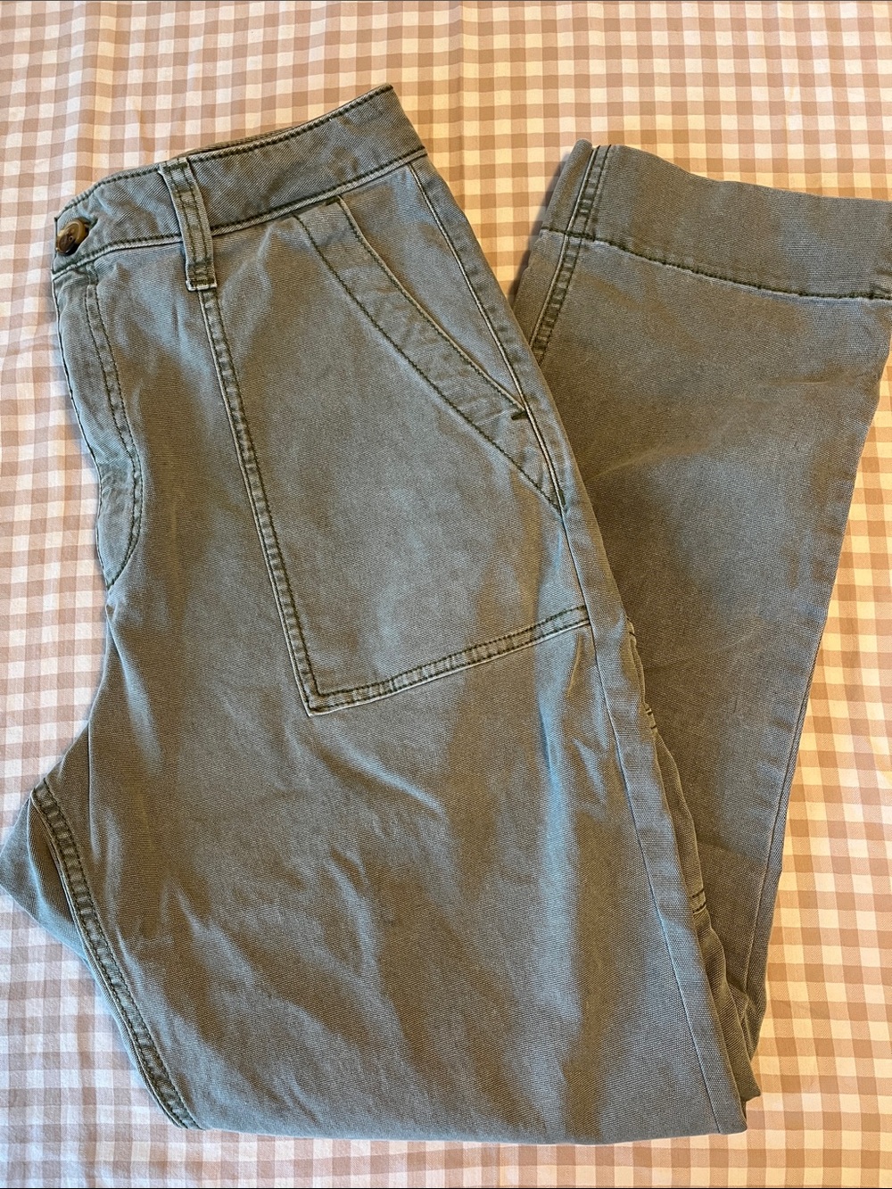 Old Navy carpenter pant - sage green